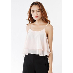 Áo Croptop 2 Dây Xếp Tầng Nguyên Phong A06516060