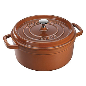 Nồi gang tròn Staub Nâu vàng 26cm