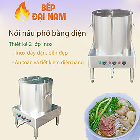 Mua Nồi nấu phở bằng điện 70-80 lít  nồi phở điện công nghiệp