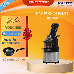 Máy Ép Trái Cây, Máy Ép Chậm Cao Cấp KALITE KL-565 Tiêu Chuẩn Châu Âu Dung Tích Công Suất 240 W - Hàng Chính Hãng