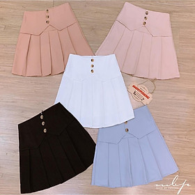 Chân váy ly ngắn giả quây