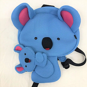 Hình ảnh Balo mẹ con gấu Koala -xanh biển