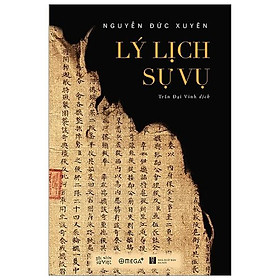 Ảnh bìa Sách - Lý lịch sự vụ