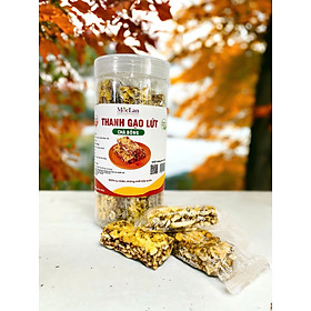 Thanh gạo lứt chà bông mix các hạt dinh dưỡng Mộc Lan Healthy 250g, 500g - Hũ 250g