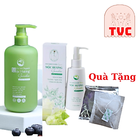 Combo chăm sóc cho mẹ gồm Sữa Tắm Organic và Dung dịch vệ sinh Mộc Hương