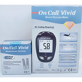 Máy đo đường huyết Acon On Call Vivid tặng kèm 25 que thử
