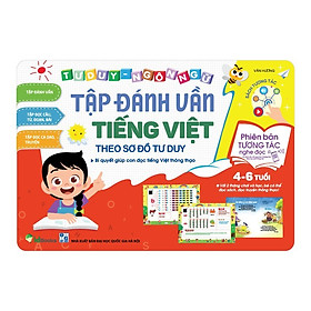 Tập Đánh Vần Tiếng Việt - Theo sơ đồ tư duy (Phiên bản Đặc biệt 4.0 Quét mã QR nghe Đọc và Kể chuyện))