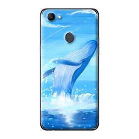 Ốp lưng cho Oppo F7 mẫu cá voi xanh 1 - Hàng chính hãng