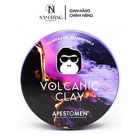 Sáp Vuốt Tóc Nam Apestoment Volcanic Clay 80g Chính Hãng