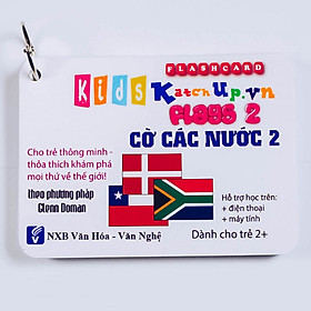 Bộ KatchUp Flashcard cho bé Tiếng Anh – Cờ các nước 1 – High Quality