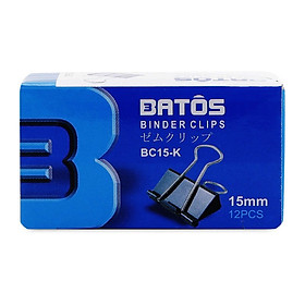 Combo 12 hộp kẹp bướm Batôs 15mm
