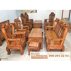 Mua Bộ salon phòng khách gỗ hương đá cột 12