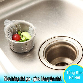 Mua Gói 100 túi lọc rác dùng cho tất cả các loại bồn rửa bát - Tienich247