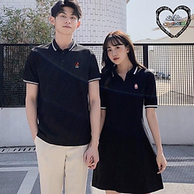 Giảm giá Áo đôi nam nữ áo đôi váy và sơ mi hqcouple av05  BeeCost
