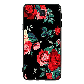 Ốp lưng viền TPU cao cấp cho Samsung Galaxy J5 Prime - Rose 01