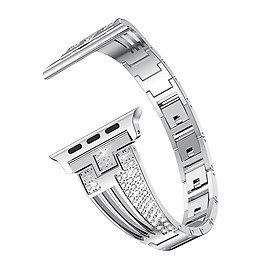 Band For Apple Watch Band 40mm 44mm Alloy Steel Strap For Iwatch Band Series 1 2 3 4 40mm 44mm Chain Bracelet Style Accessories