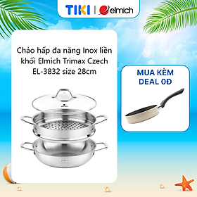 Mua Chảo hấp đa năng Inox liền khối Elmich Trimax Czech EL-3832 size 28cm