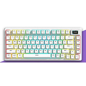 Mua Bàn phím cơ không dây MONKA 3075 version2 - Hỗ trợ Hotswap - Có màn led tùy chỉnh gif - LED RGB mạch xuôi