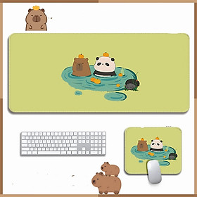 Mua Miếng Lót Chuột 2 size Mouse Pad Capypara Chuột Lang Nước Kurumi Arthouse_ Hàng chính hãng