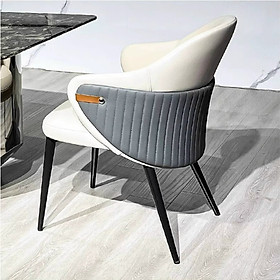 Mua Ghế cafe nhà hàng nệm bọc da Simili màu cam ECO 30A-P Nội Thất Capta Ghế ăn nệm da PVC màu cam chân sắt sơn màu đen tại HCM