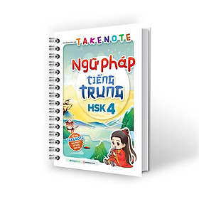 Sách Takenote Ngữ Pháp Tiếng Trung HSK 1-6