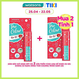 Son Dưỡng Có Màu Watsons True Color Rose Red 1.7g