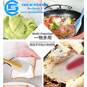 Mua Cây quét kem nhiều màu  Phới dẹt vét  trộn bột silicone đúc liền lõi màu  Spatula- cây trộn bột  cây vét thực phẩm  thức