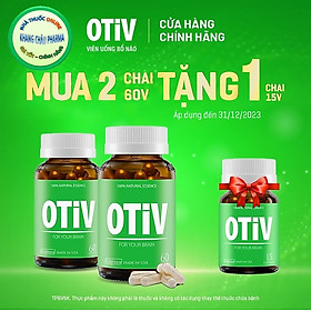 [Combo 2 hộp] OTIV bổ não 60 viên tặng 1 hộp 15 viên