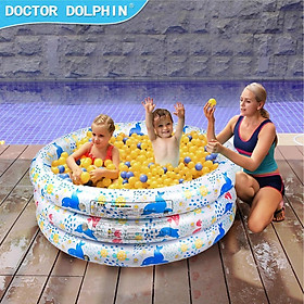 Mua Bể Bơi Doctor Dolphin 3 tầng mẫu hình chữ nhật và hình tròn cao cấp cho trẻ