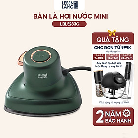 Bàn là hơi nước cầm tay mini Lebenlang LBL5283, công suất 800W, nhỏ gọn tiện lợi, bảo hành 2 năm - hàng chính hãng