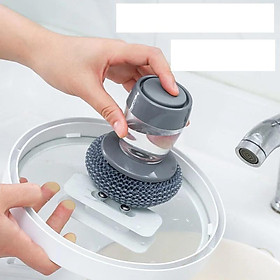 Mua Xả kho - Dụng cụ cọ rửa có tay cầm kèm nhả dầu  cọ rửa đa năng  cọ rửa xoong nồi  cọ bồn rửa bát  cọ bát đĩa