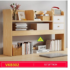 KỆ HỔ SƠ ĐỂ BÀN, KỆ SÁCH ĐỂ BÀN, KỆ ĐỰNG TÀI LIỆU BẰNG GỖ VKB302