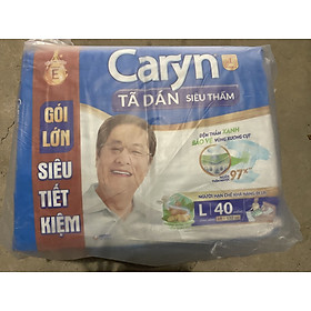 TÃ DÁN NGƯỜI GIÀ Caryn L 40 MIẾNG SIÊU THẤM GÓI LỚN SIÊU TIẾT KIỆM