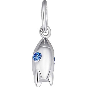 Hạt charm treo trẻ em DIY PNJSilver Aura hình tàu vũ trụ ZT00W000002