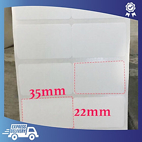 Mua Giấy in tem  in mã vạch nhiệt 2 tem khổ 70x22mm 30m