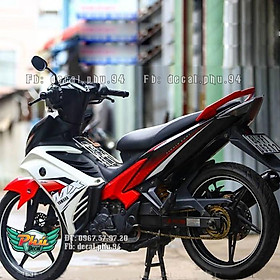 Tem rời EX 2011-2014 MX trắng đen đỏ
