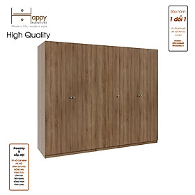 [Happy Home Furniture] SCANDINA, Tủ quần áo 5 cửa mở 2m5x2m ,250cm x 60cm x 201cm ( DxRxC), TCM_091