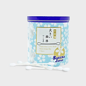 Tăm bông kháng khuẩn Sakura Nhật Bản - Tắm(Shower) - 110 que/hộp