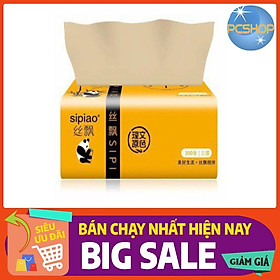 Mua THÙNG 30 GÓI GIẤY ĂN GẤU TRÚC SIPAO SIÊU DAI CAO CẤP HÀNG NỘI ĐỊA ĐỦ 300 TỜ HÀNG CHUẨN