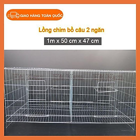 COMBO 2 LỒNG NUÔI CHIM BỒ CÂU KHÔNG PHỤ KIỆN-CHUỒNG CHIM BỒ CÂU-LỒNG BỒ CÂU MẠ KẼM