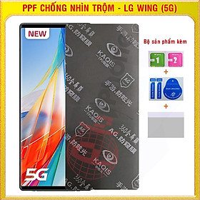 Mua Dán dẻo PPF chống nhìn trộm cho LG Wing (5G)