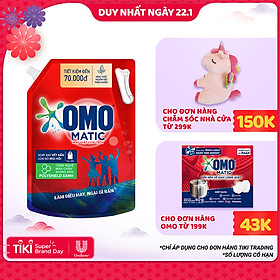 Túi Nước Giặt Omo Matic Cửa Trên (3.1Kg)
