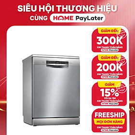 Máy Rửa Chén Độc Lập Bosch HMH.SMS4HCI48E (Series 4) - 14 Bộ - 6 Chương Trình Rửa - Hàng Chính Hãng