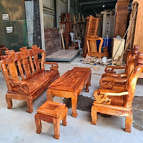Mua Bộ bàn ghế gỗ xoan giá thật