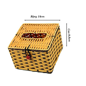 Mua Hộp đựng giấy ăn  khăn rút để bàn bằng mây