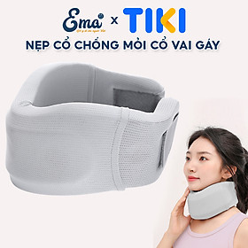 Nẹp cổ mềm chống cổ rùa EMA, đệm đỡ chống mỏi cổ vai gáy, định hình, ngừa thoái hóa đốt sống cổ