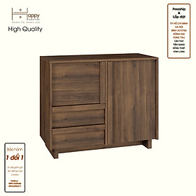 [Happy Home Furniture] MAVIS, Tủ đựng đồ 2 ngăn kéo - 2 cánh mở, 90cm x 42cm x 75cm ( DxRxC), TCM_158
