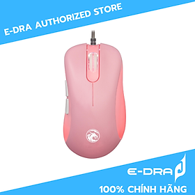 Chuột chơi game E-DRA EM660 FPS Pro Pink - Hàng chính hãng