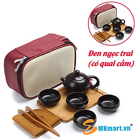 Mua Bộ Ấm Chén Pha Trà Du Lịch DL3 - Bộ trà du lịch  có khay gỗ đẹp  THIẾT KẾ NHỎ GỌN  thuận lợi mang đi du lịch  công tác