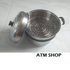 Mua BỘ NỒI HẤP 3 TẦNG INOX 28CM